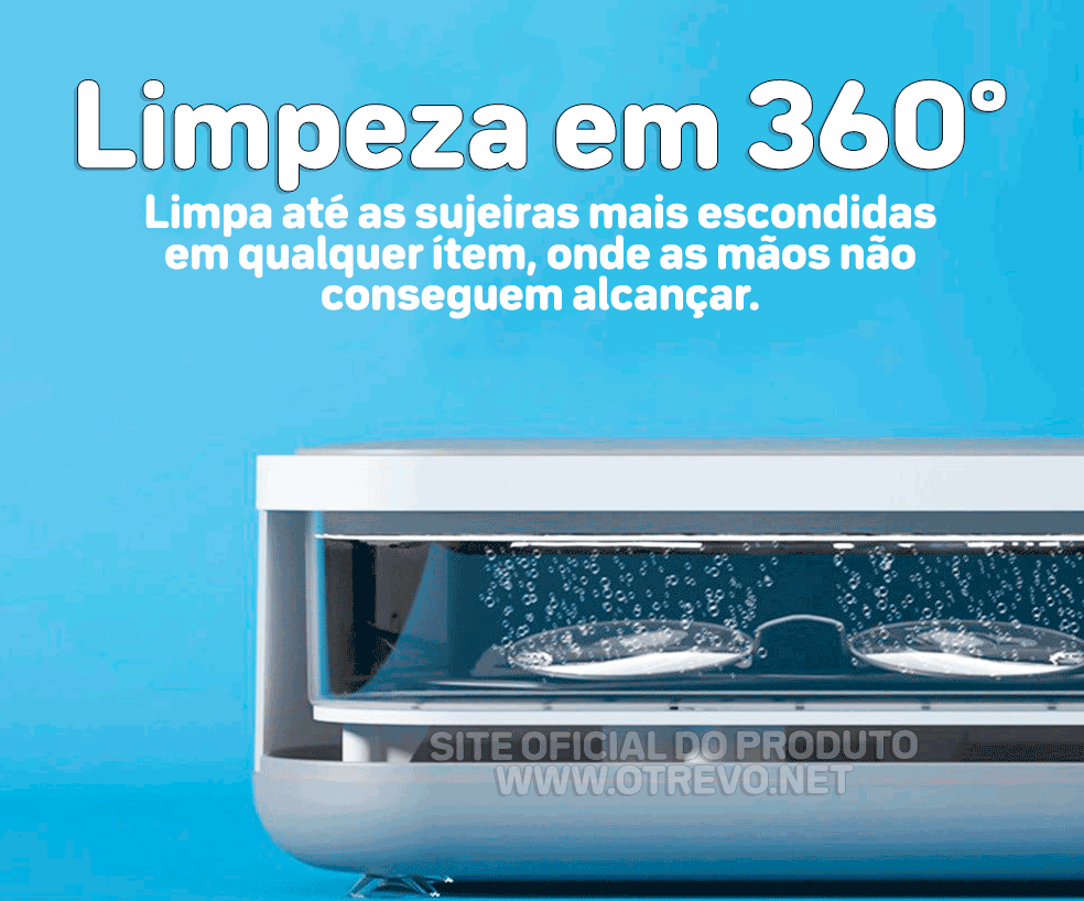 Limpador ultrassônico de Alta Frequência Profissional - ®Maxclean