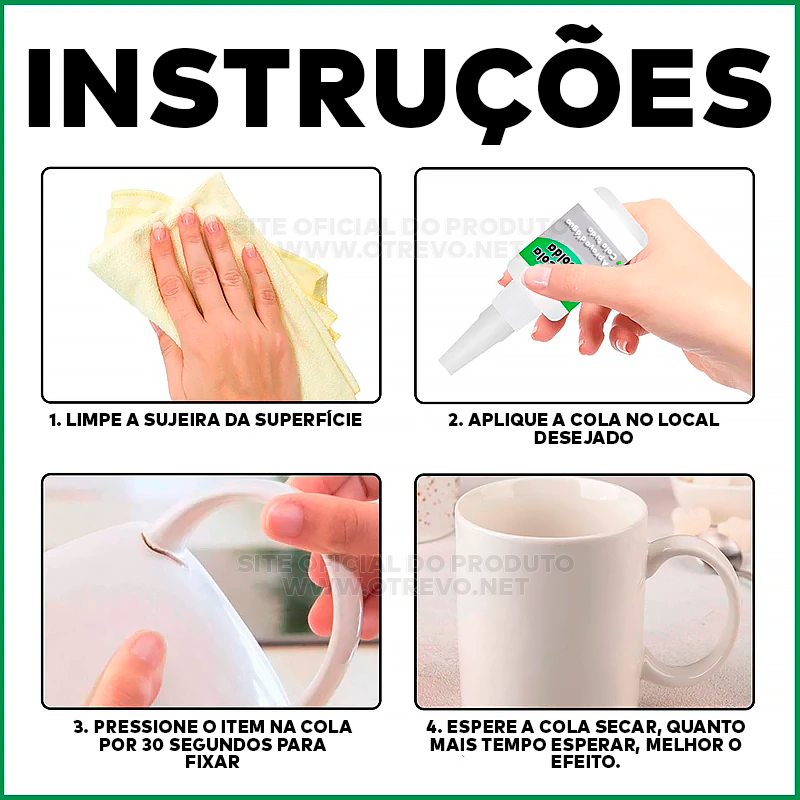 Super Cola de Solda à Prova d'água ®BondMax (COLA TUDO)