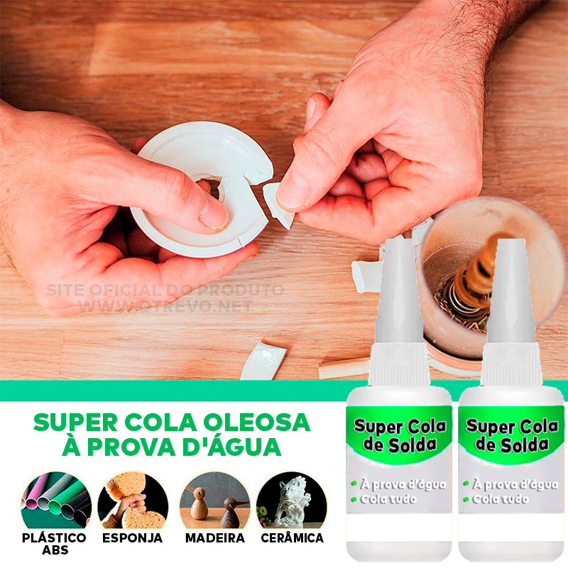 Super Cola de Solda à Prova d'água ®BondMax (COLA TUDO)