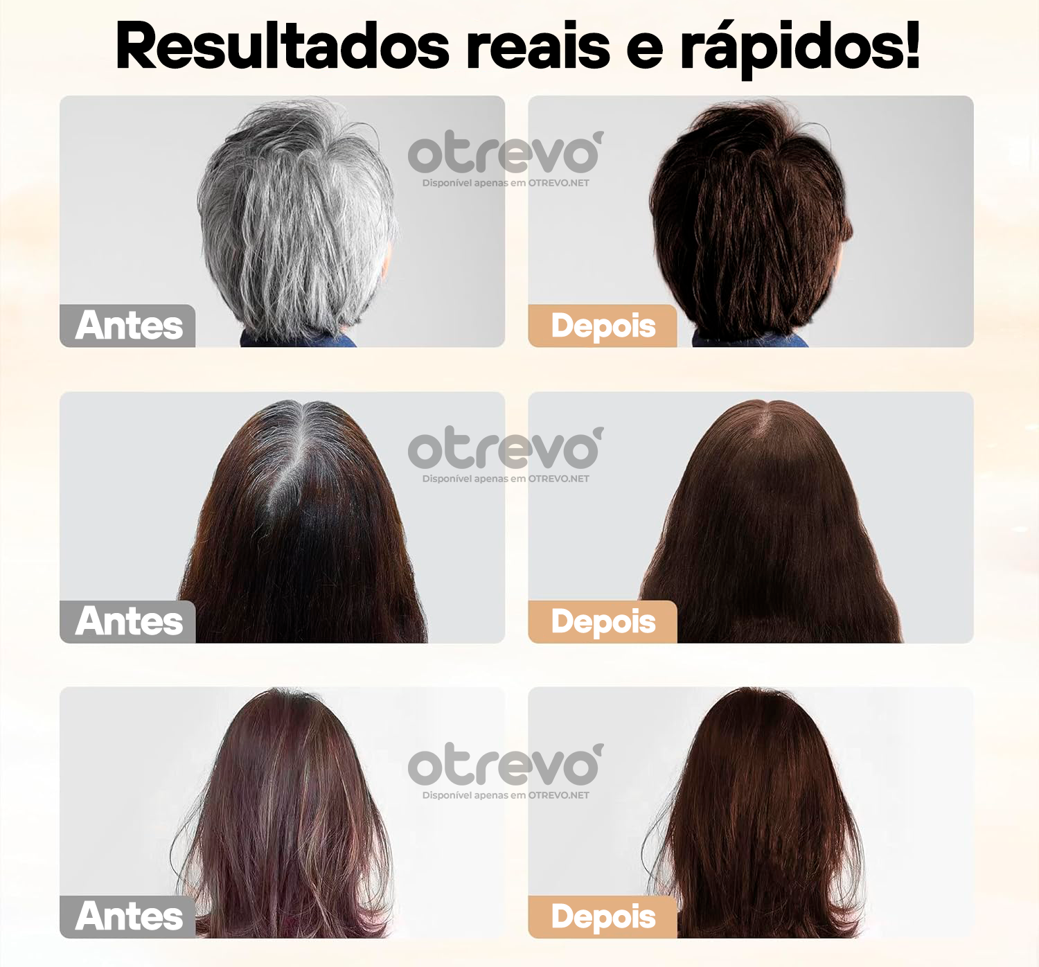 Shampoo Tintura Tonalizante Instantâneo 3 em 1 (100% SEM QUIMÍCA)  + BRINDE EXCLUSIVO