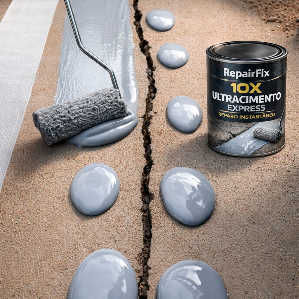ReparFix 10X UltraCimento Express – Reparo Instantâneo