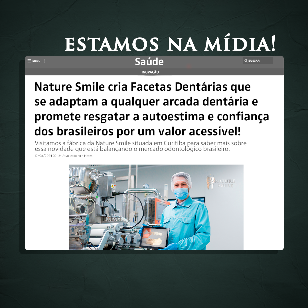 (Nature Smile) - Facetas Dentárias Removíveis Superior e Inferior