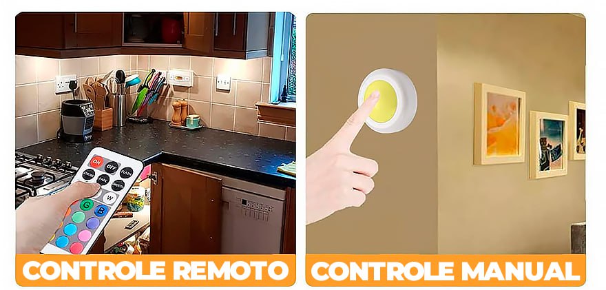 Luz Led Portátil Com 12 Cores - ®SMARTLIGHT